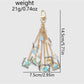 Keypus - Seaweed Motif Alloy Chain Pendant Keychain