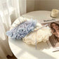 Beau - Pleated Mesh Bow Decorative Spring Hair Clip