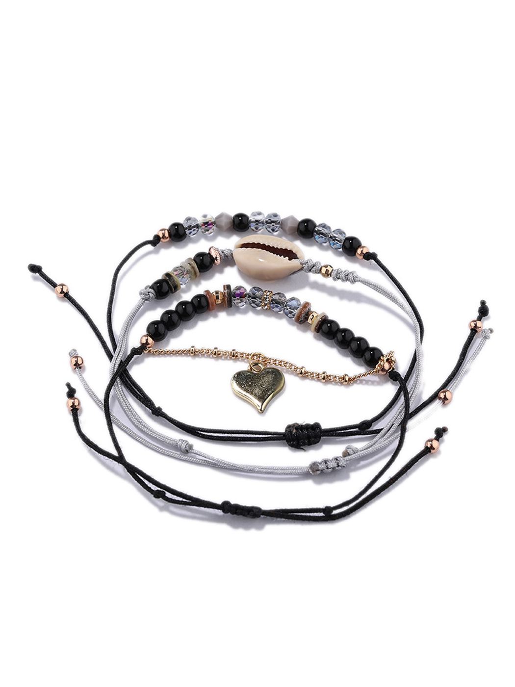 Lovra - Bohemian Beaded Alloy Strand Bracelet