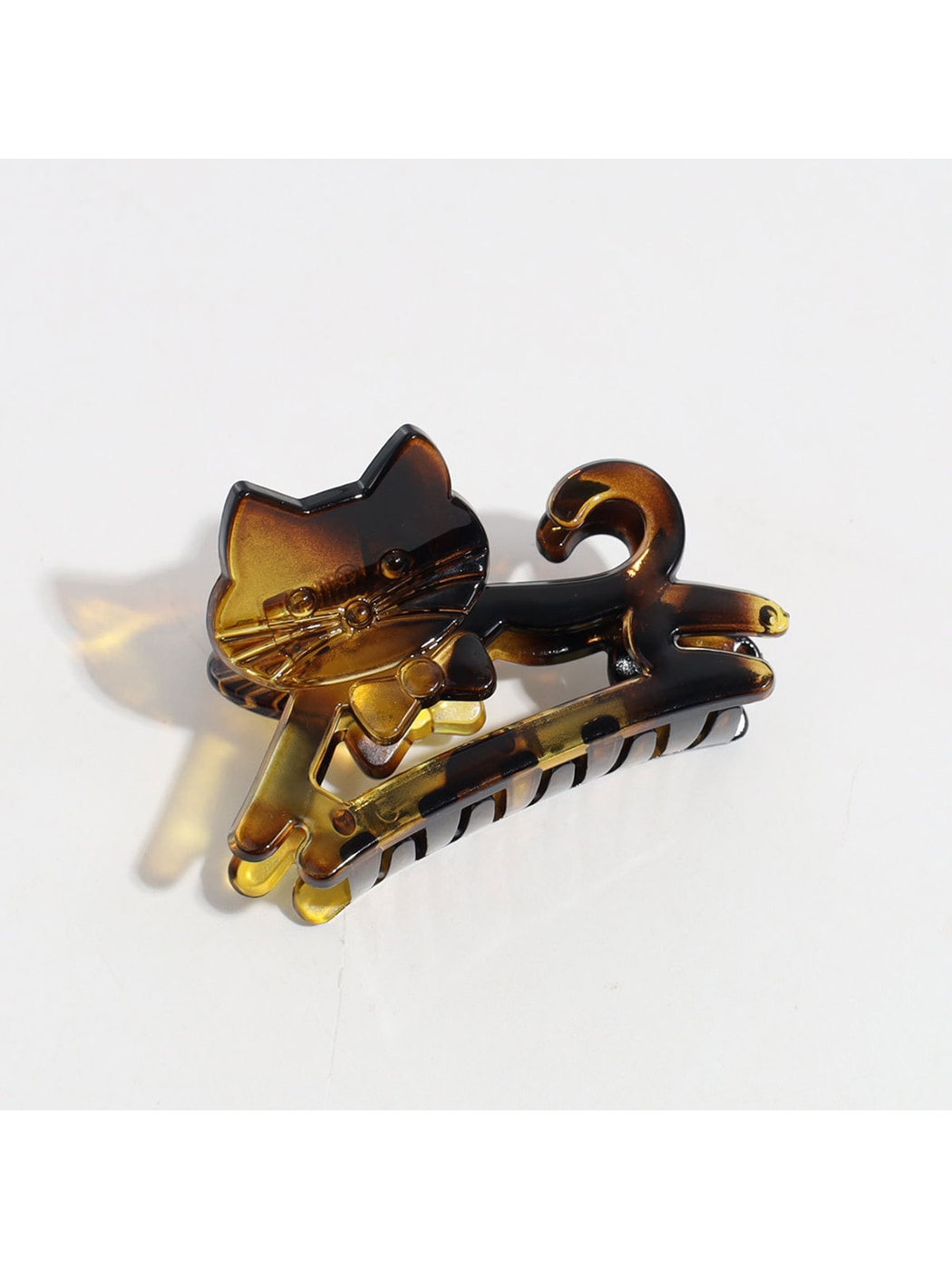 Beau - Glossy Cat Shape Acrylic Alloy Hair Claw Clip