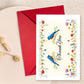 Carduria - Artistic Floral Thank You Greeting Card