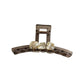 Beau - Retro Irregular Detail PC Claw Hair Clip