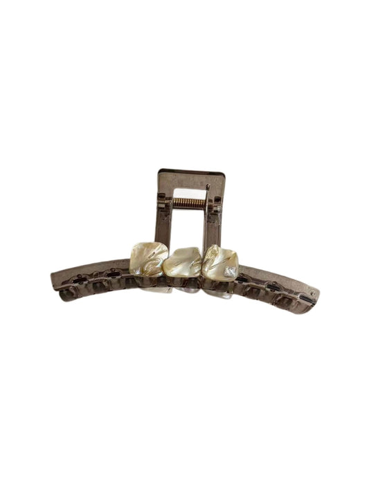 Beau - Retro Irregular Detail PC Claw Hair Clip