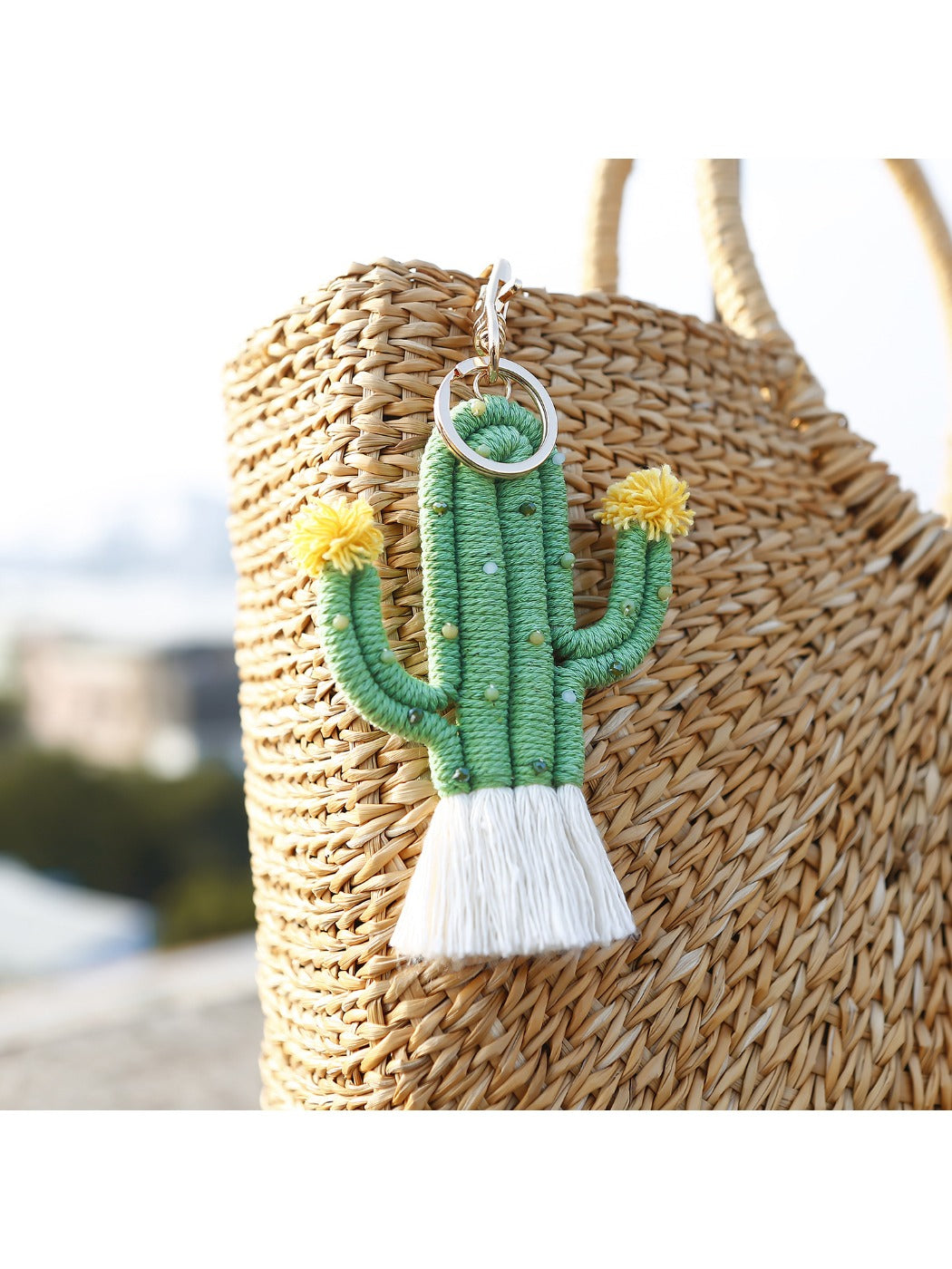 Keypus - Cactus Tassel Bag Charm