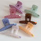 Beau - Curved Open Center Design Detail Claw Clip