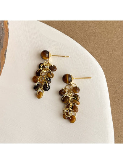 Earedge - Vintage Beaded Drop Earrings