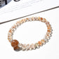 Lovra - Minimalist Color Blocked Crystal Beaded Bracelet