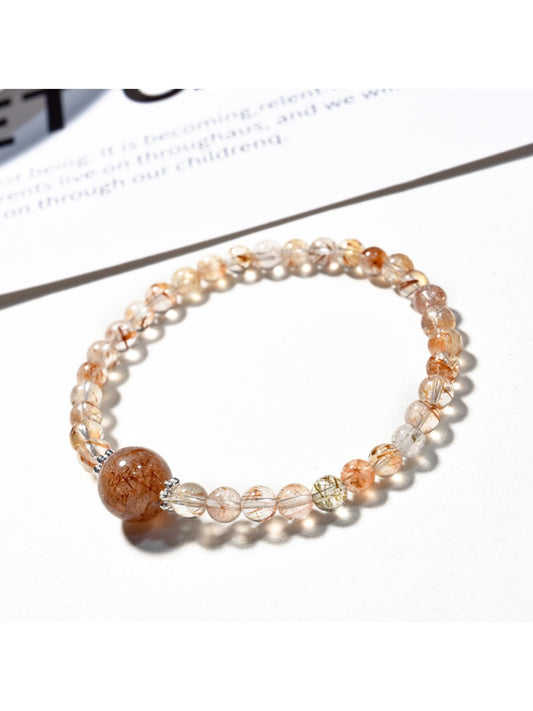 Lovra - Minimalist Color Blocked Crystal Beaded Bracelet