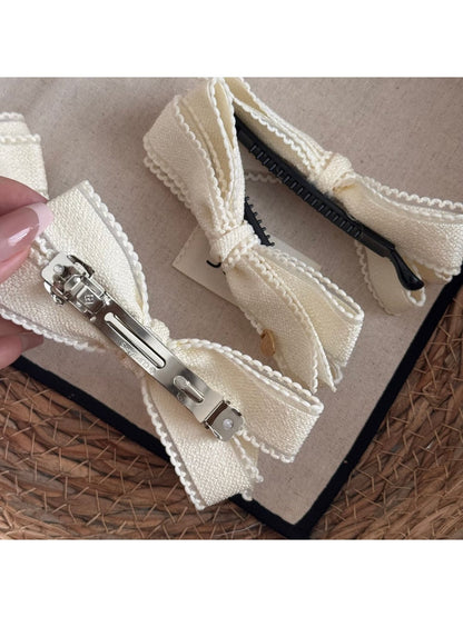 Beau - Sweet Bow Back Hair Styling Hair Clip