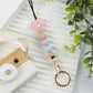 Keypus - Beautiful Lotus Pattern Silicone Keychain