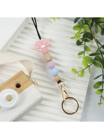 Keypus - Beautiful Lotus Pattern Silicone Keychain