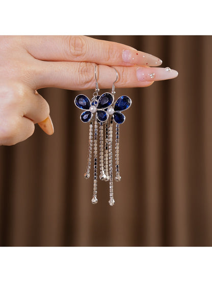 Earedge - Vintage Style Butterfly Drop Earrings