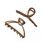 Beau - Cross Loop Alloy Geometric Hair Claw Clip