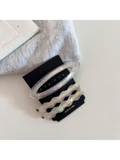 Beau - Cute Oval Wavy Hair Clip