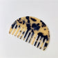 Detailed shot of Camerow hair comb teeth spacing and craftsmanship
