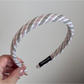 Gifty - Satin Finish Printed Raised Profile Headband