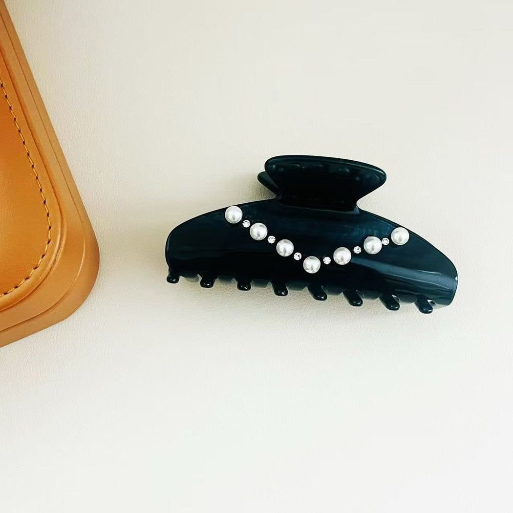 Beau - Glossy Acetate Fiber Alloy Hair Claw Clip