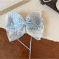 Beau - Polka Dot Ribbon Bow Lace Trim Hair Clip