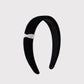 Gifty - Elegant Black Velvet Finish Headband