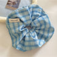 Gifty - Retro Blue Checkered Hair Loop