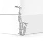 Brovia - Simple Music Theme Saxophone Brooch