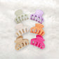 Beau - Matte Plastic Pumpkin Design Claw Clip