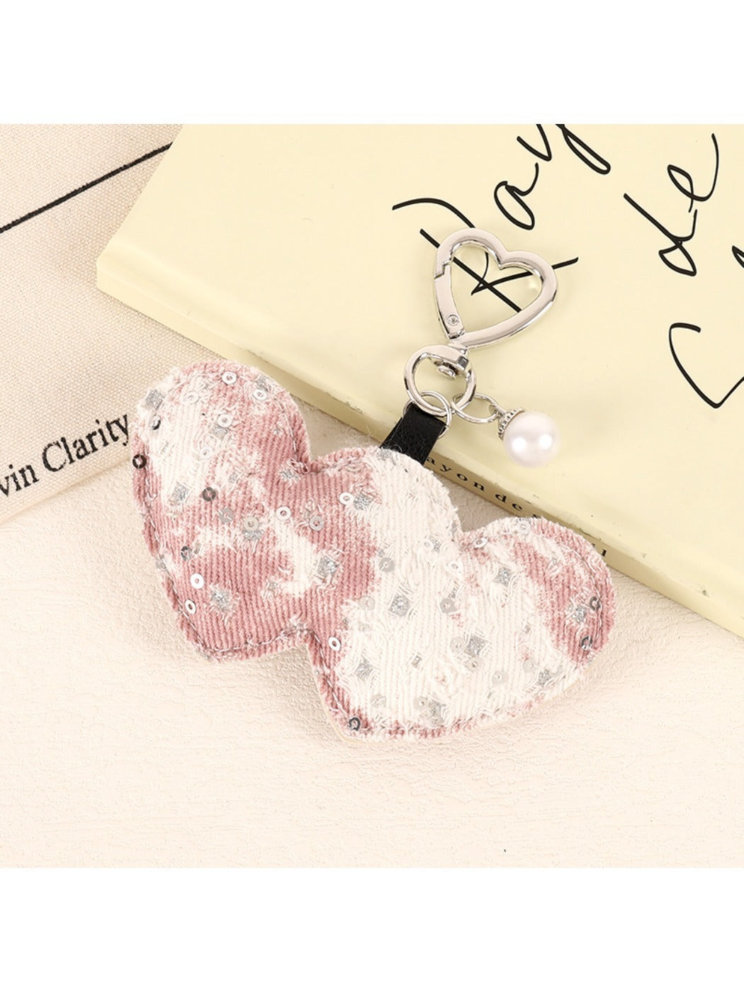 Keypus - Fashion ripped denim bag pendant
