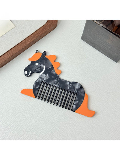 Camerow - Cute Cartoon Pony Wide Tooth Comb