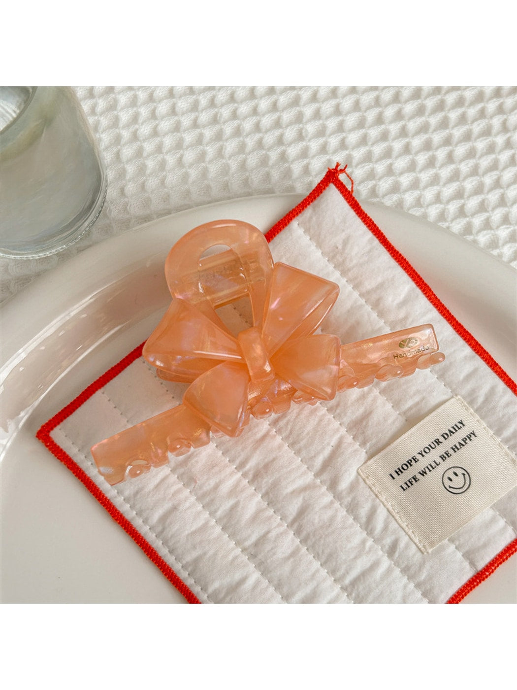 Beau - Elegant Bow Acetate Fiber Hair Claw Clip