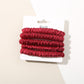 Gifty - Solid Color Crinkle Hair Tie Set