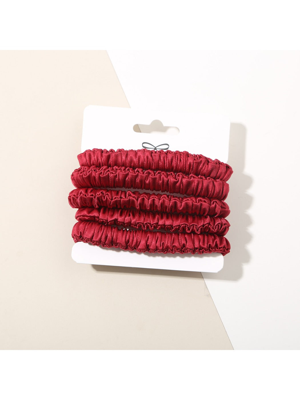 Gifty - Solid Color Crinkle Hair Tie Set