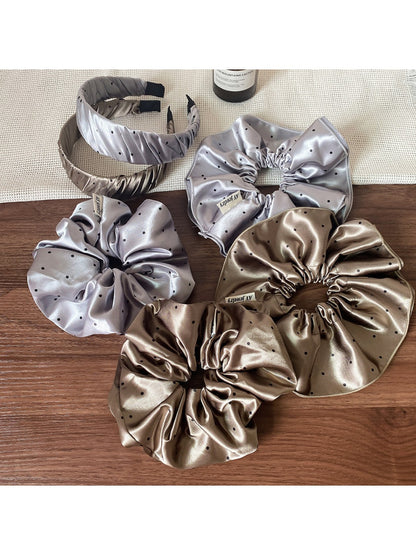 Gifty - Polka Dot Hair Ties And Headbands