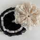 Gifty - Ruffled Lace Trim Vintage Style Scrunchie