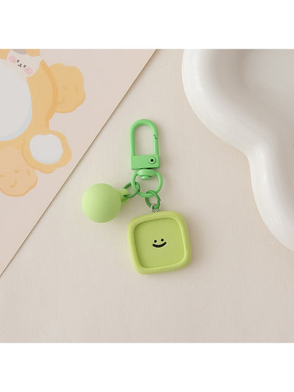 Keypus - Macaron Colors Cute Smiley Face Keychain
