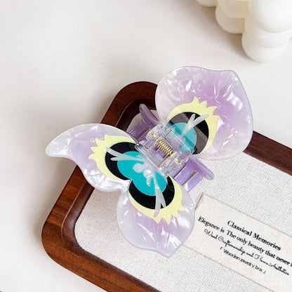 Beau - Sweet Floral Butterfly PVC Claw Hair Clip