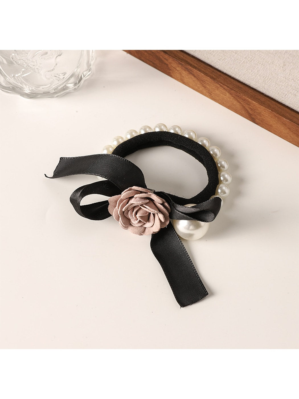Gifty - Bow Flower Decorative Hair Tie