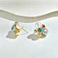 Earedge - Colorful Beaded Stud Earrings