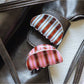 Beau - Striped Half Moon Hair Claw Clip