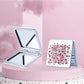 Mirroray - Cartoon Print Foldable PU Glass Mirror