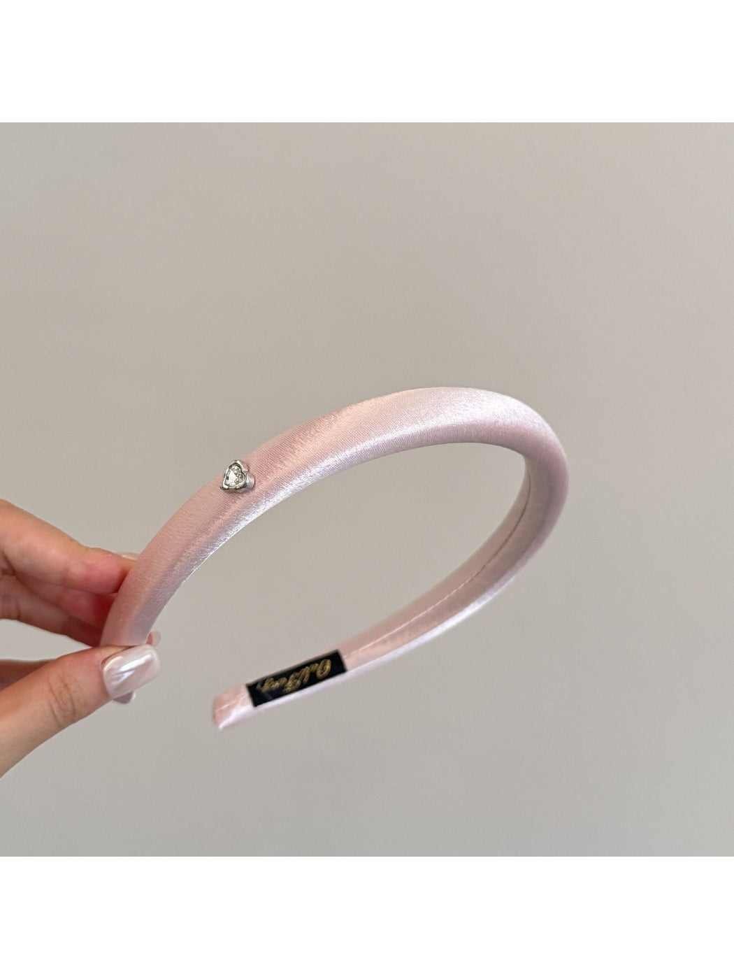 Gifty - Women's Slim Heart Detail Polyester Headband