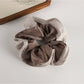 Gifty - Mesh Satin Jacquard Texture Patchwork Scrunchie
