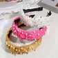 Gifty - Women's Knotted Fabric Wide Headband