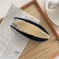 Beau - Line Detail Acetate Barrette Hair Clip