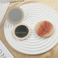 Mirroray - Delicate Rose Patterned Round Compact Mirror