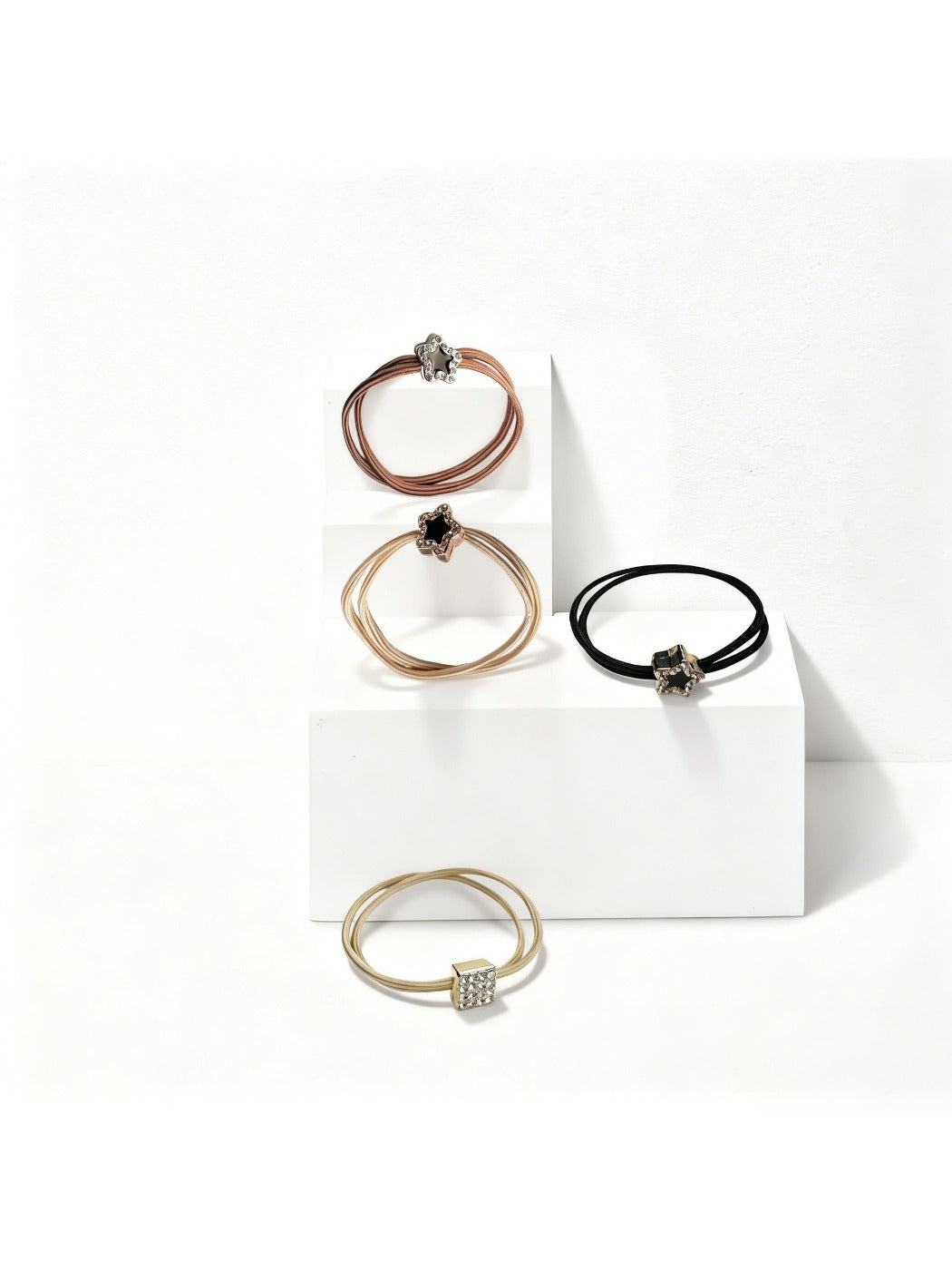 Gifty - Square-Shaped Double-Layered Hair Tie