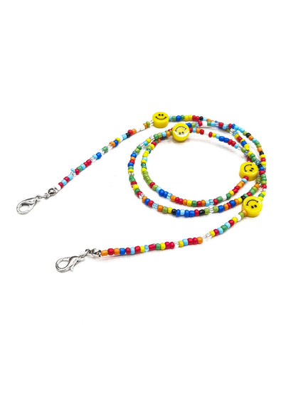 Velra - Colorful Smiley Face Eyeglass Strap
