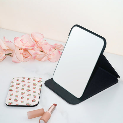 Mirroray - Strawberry Double-Sided Print Makeup Mirror