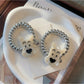 Gifty - Cute Dog Charm Telephone Cord Spiral Hair Tie