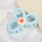 Beau - Retro Floral Bow Shape Hair Section Claw Clip