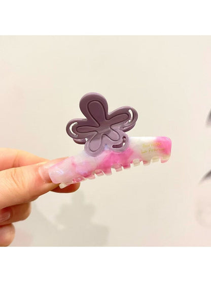 Beau - Sweet Flower Shape Bar Claw Clip